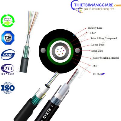 Cáp quang Multimode 4 sợi - 4 core GYXTW 50/125µm