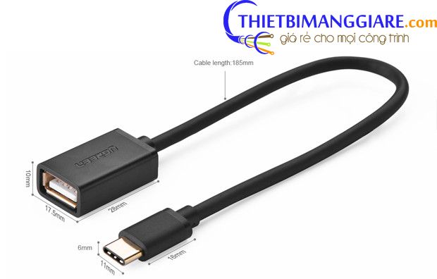 Cáp USB type C sang USB 2.0 1.5m Ugreen 30160