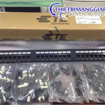 Patch panel Cat5e chính hãng AMP 24 port