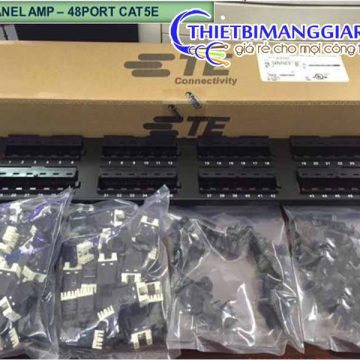 Patch panel cat5e chính hãng AMP 48 port