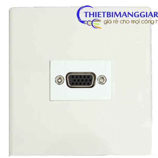 Bộ wall plate VGA 1 cổng hình vuông