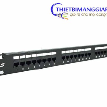 Patch panel Cat5e chính hãng LS 24 Port