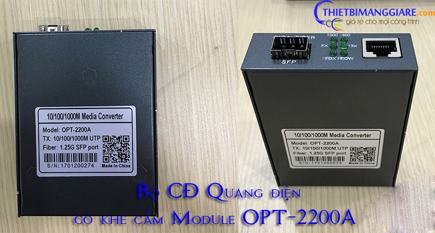 Bộ chuyển đổi quang điện Optone OPT 2200A-1