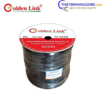Cáp đồng trục kèm nguồn Golden Link RG59 -1