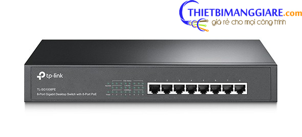 Switch chia mạng TP-LINK TL-SG1008PE -3