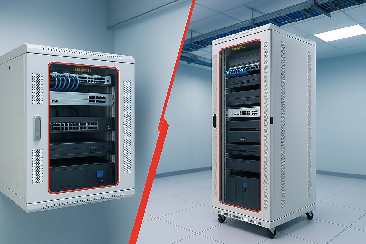 Nên chọn tủ rack đứng hay tủ rack treo tường