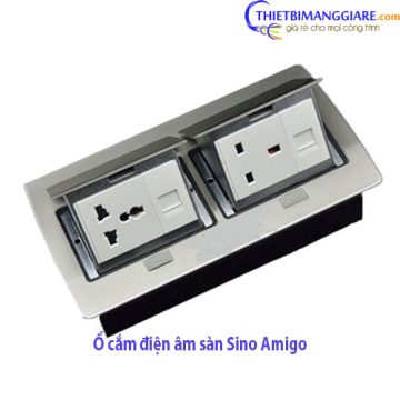 Ổ cắm âm sàn đôi SPU-52S -1