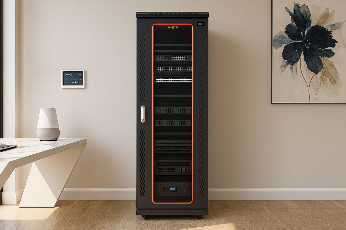tủ rack Maxtel đứng chiếm diện tích sàn lớn