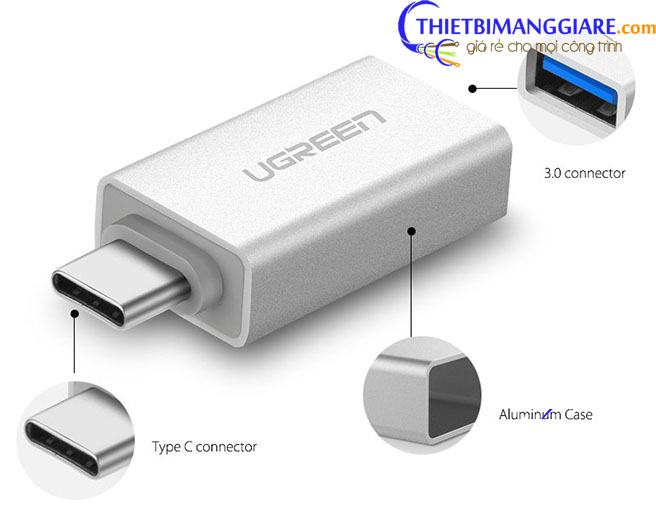 Đầu chuyển đổi USB Type-C sang USB 3.0 -2