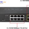 Switch chia mạng PLANET GSD-1002M 8port