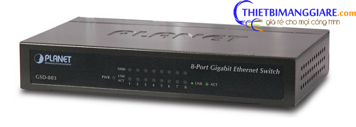 Switch chia mạng 8 Port PLANET GSD-803