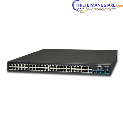 Switch chia mạng PLANET GS-2240-48T4X 48-port + 4-port 10G SFP + Web Smart