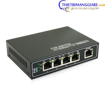Switch PoE BTON 4 port Gigabit + 1 port UTP BT-6005 GE