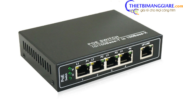 Switch PoE BTON 4 port Gigabit + 1 port UTP BT-6005 GE