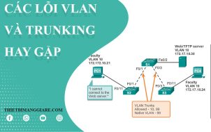 các lỗi VLAN và Trunking cùng cách khắc phục