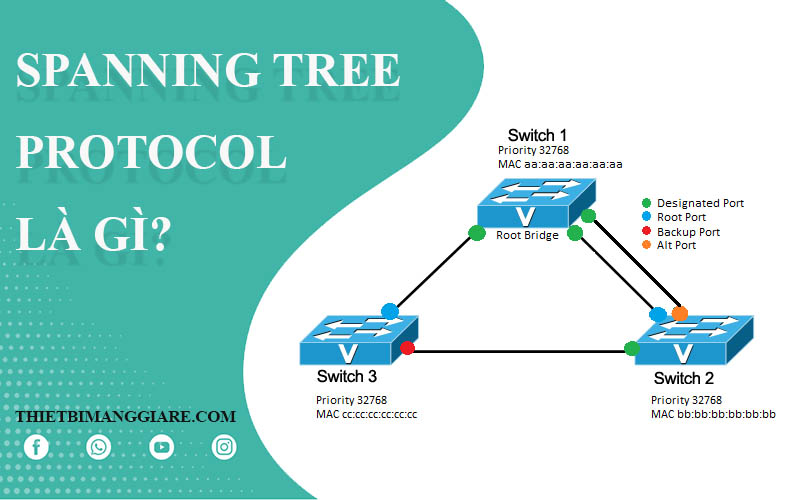 giao thức Spanning Tree trong Switch là gì