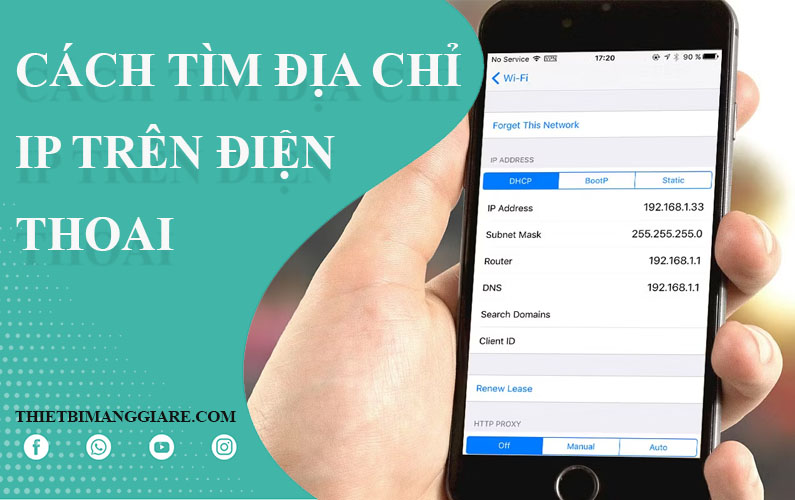 Cách tìm địa chỉ IP trên điện thoại