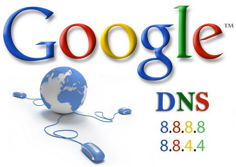 Google sử dụng hai địa chỉ IP 8.8.8.8 và 8.8.4.4 cho DNS