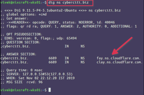 Hình ảnh kiểm tra DNS trên MAC