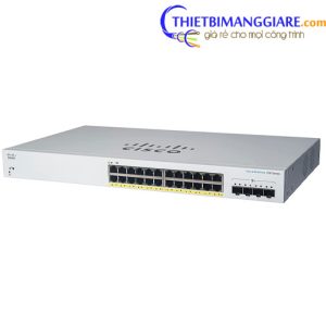 Switch Cisco CBS220-24FP-4G-EU 24 cổng PoE + và 4 cổng Uplink SFP (1)