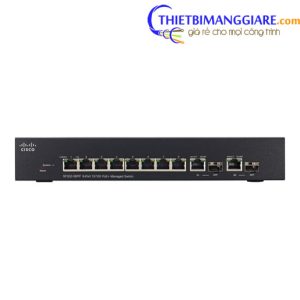 Switch Cisco SF302-08P 8 cổng PoE tốc độ 100 Mbps (3)