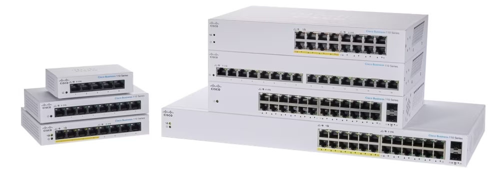hình ảnh sản phẩm Switch Cisco Business 110 Series