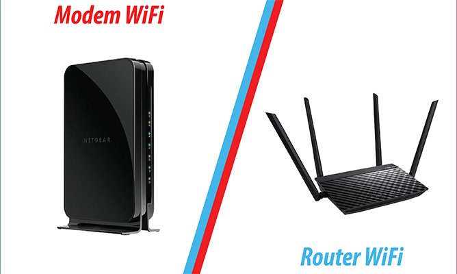 Router WiFi và Modem WiFI