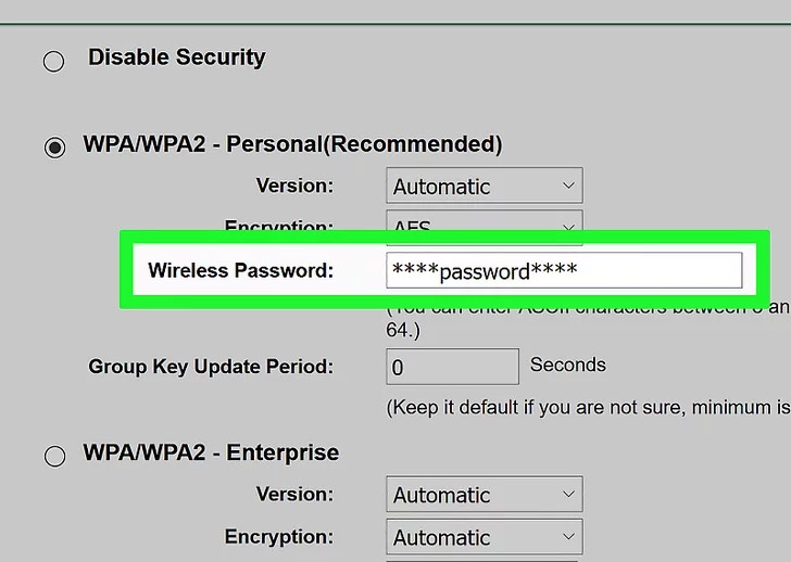 hướng dẫn lấy mật khẩu wifi trên trang quản quản trị 2