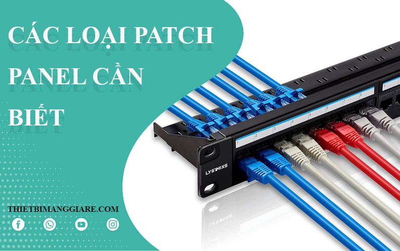 phân loại patch panel