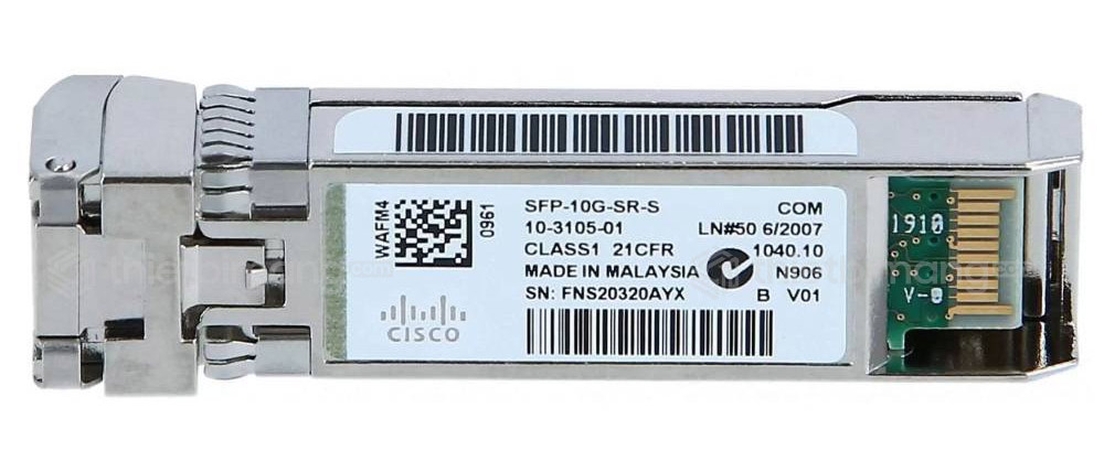 ảnh thông số kỹ thuật trên Module SFP của Cisco