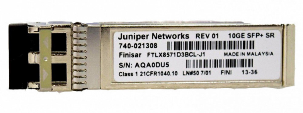 ảnh thông số kỹ thuật trên Module SFP của Juniper