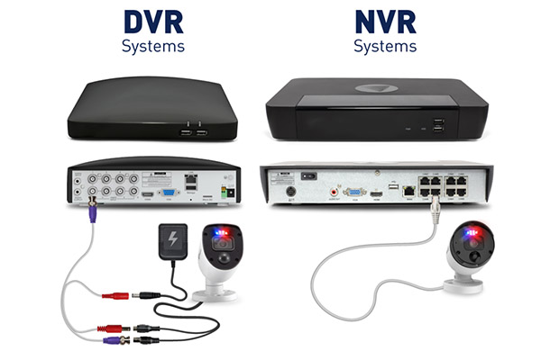 hình ảnh so sánh DVR và NVR