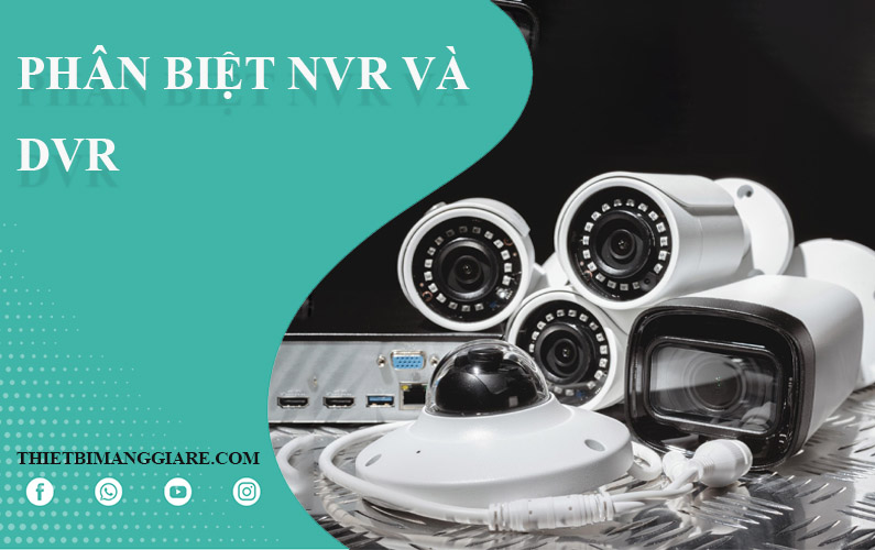 phân biệt đầu ghi NVR và DVR