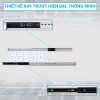 Thiết kế rãnh trượt thông minh của khay trượt tủ rack 1UD1000 Maxtel