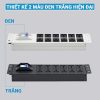 Thanh nguồn PDU 12 ổ 3 chấu được thiết kế với 2 màu sắc trắng và đen